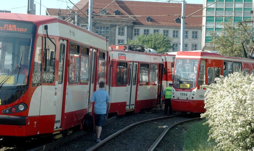 Zderzenie tramwajów w Gdańsku
