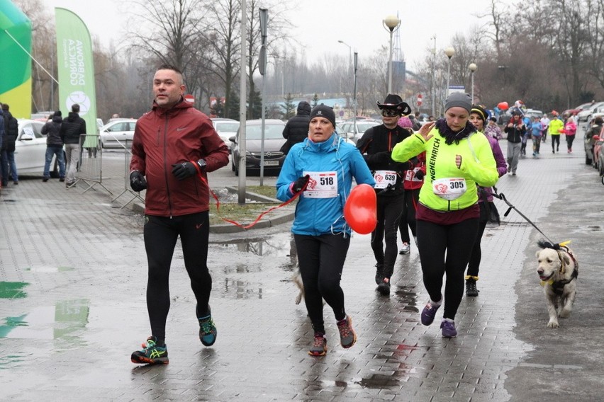 Bieg Walentynkowy 2017 w Dąbrowie Górniczej