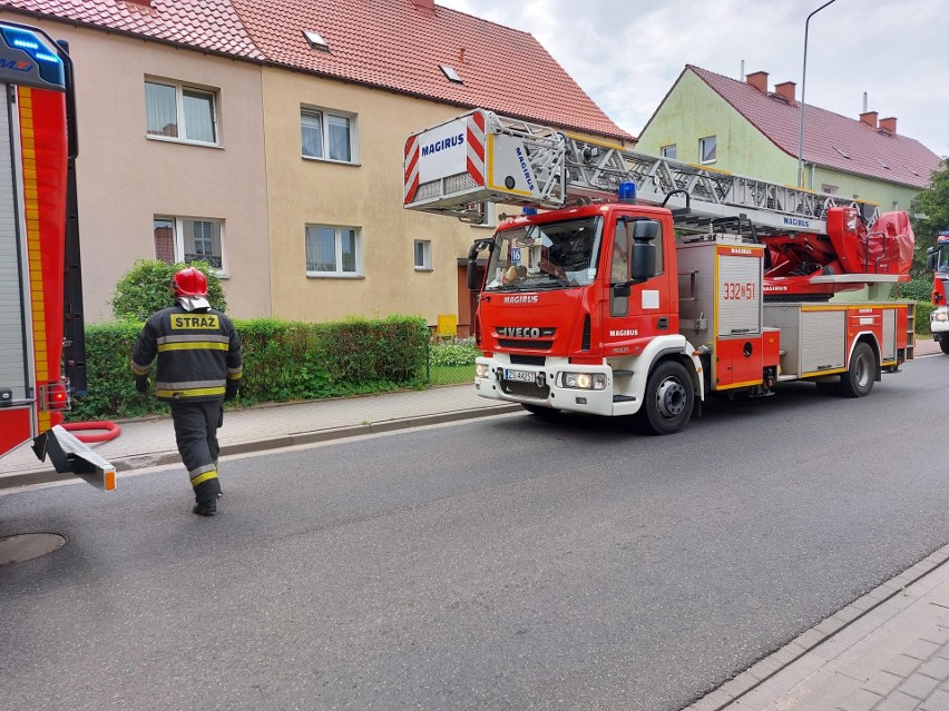 Pożar w mieszkaniu przy ul. Lutyków w Koszalinie. Zapalił...