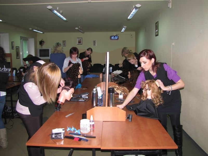 W "Rubinku" zorganizowano Międzyszkolny Konkurs Fryzjerski