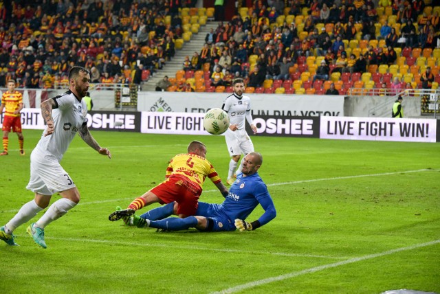 Jagiellonia - Zagłębie 1:2. Żółto-czerwoni bez punktu u siebie