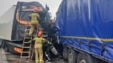 Śmiertelny wypadek na A1 w drodze na Śląsk. Potężny karambol 