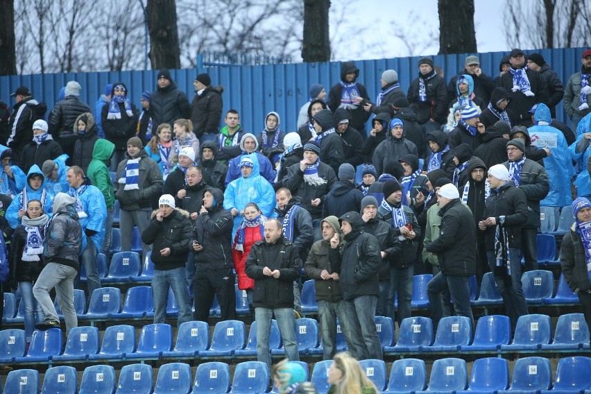 Ruch Chorzów Piast Gliwice zdjęcia kibiców