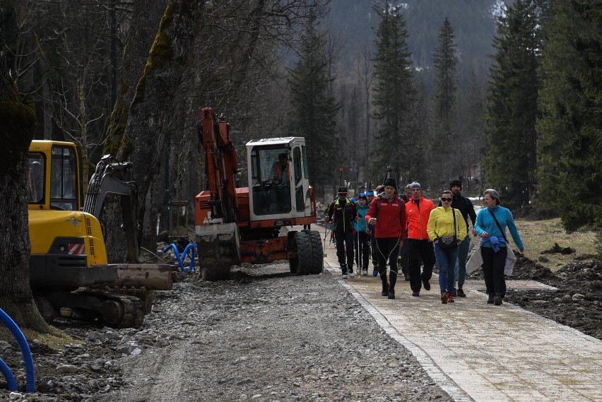 Zakopane. Ruszyła budowa dalszej części ścieżki rowerowej do Kuźnic [ZDJĘCIA]