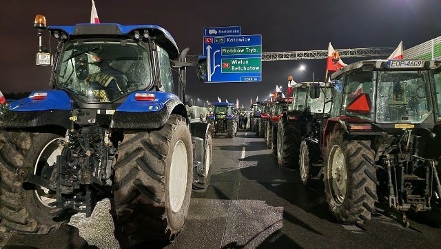 Rolnicy zablokują m.in. węzeł komunikacyjny A1/S8 w Piotrkowie