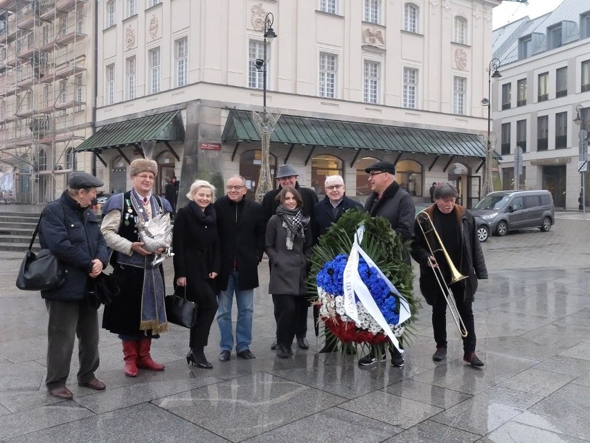 XV-Lecie Klubu Krakowian w Warszawie - hejnał pod Zygmuntem III Wazą