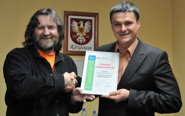 Burmistrz Sebastian Ciemnoczolowski po raz kolejny został nagrodzony w plebiscycie "GL" Lubuszanin Roku