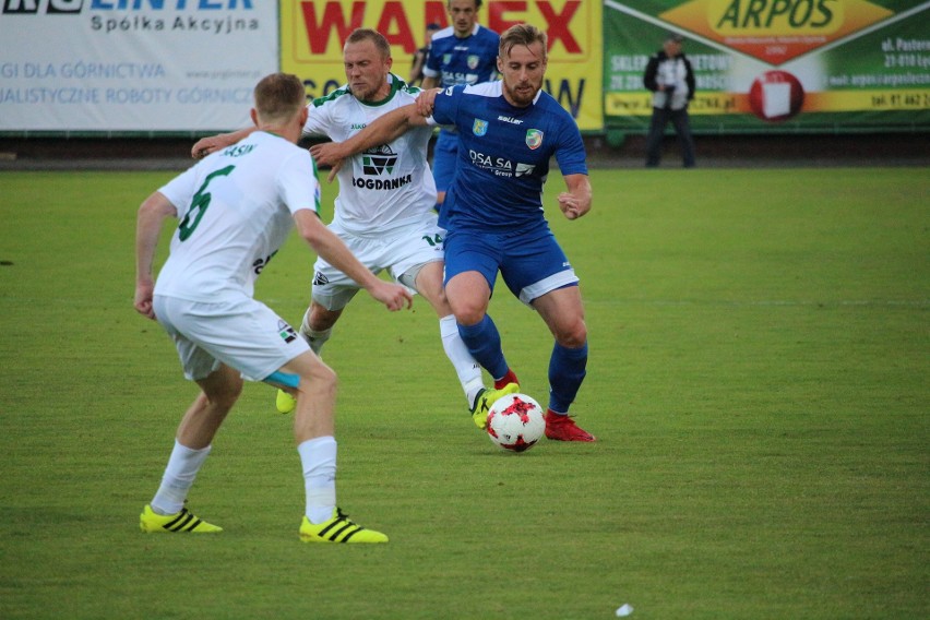 Górnik Łęczna - Miedź Legnica 1:1. Remis z liderem tabeli (ZDJĘCIA)