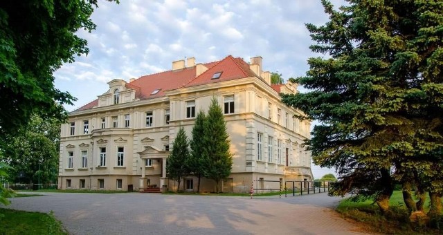 Pałac w Kruszynie zbudowano w stylu eklektycznym w 1882 roku