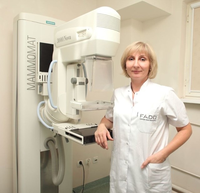 - Mammografia rwa jedynie kilka minut, a może uratować życie &#8211; mówi Elżbieta Sikora, technik radiolog z firmy FADO.