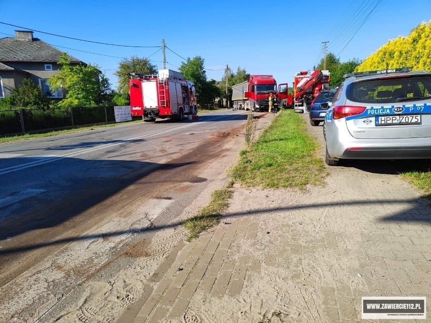 Tragiczny wypadek w Ciągowicach pod Zawierciem. Ciężarówka...