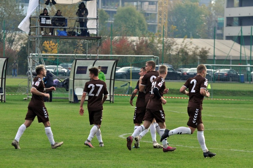 24.10.2020, Kraków, mecz II ligi: Garbarnia - Hutnik (2:1)