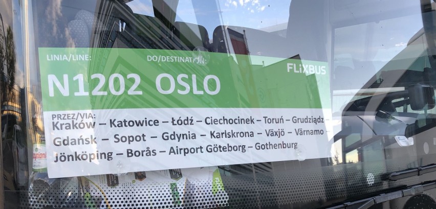 Pierwszy autobus z Krakowa do Szwecji i Norwegii już ruszył....