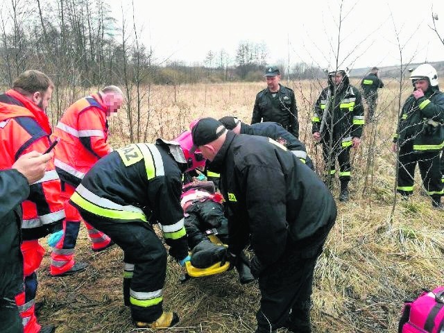 Moment zatrzymania mężczyzny.