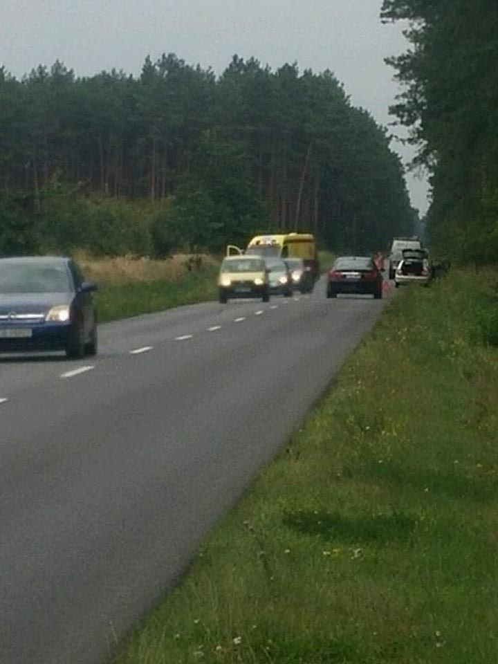 - Kierujący volkswagenem  chciał wykonać manewr...