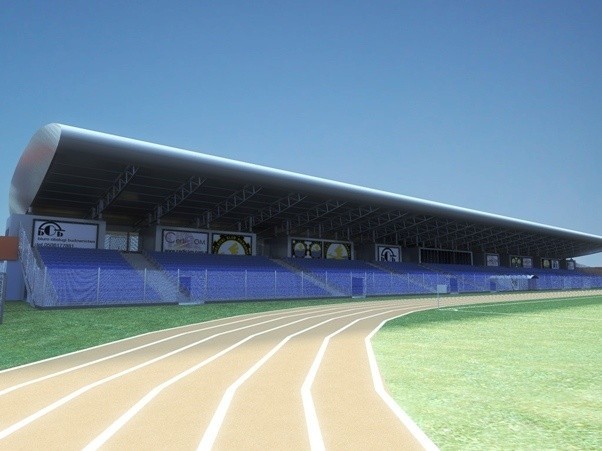 Wizualizacja stadionu i hali w Mielcu...