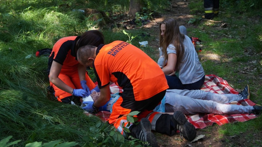 Jastrzębie: Groźny pożar, wypadki i wielu rannych