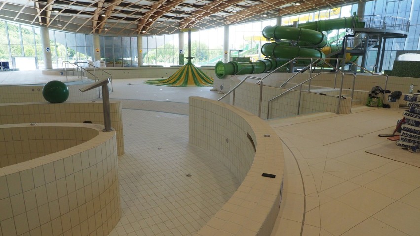 Aquapark w Koszalinie szykuje się do otwarcia [ZDJĘCIA]