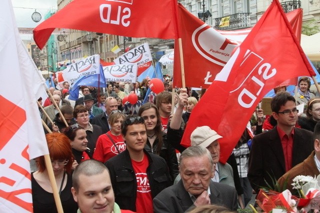 Tak świętowano 1 maja w 2011 r. W ubiegłym roku pochód się nie odbył