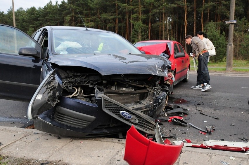 Wypadek przy ul. Akademickiej w Bydgoszczy