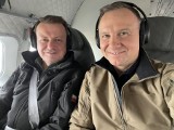 Prezydent Andrzej Duda na Mierzei Wiślanej obserwuje ćwiczenia wojskowe Zalew-23