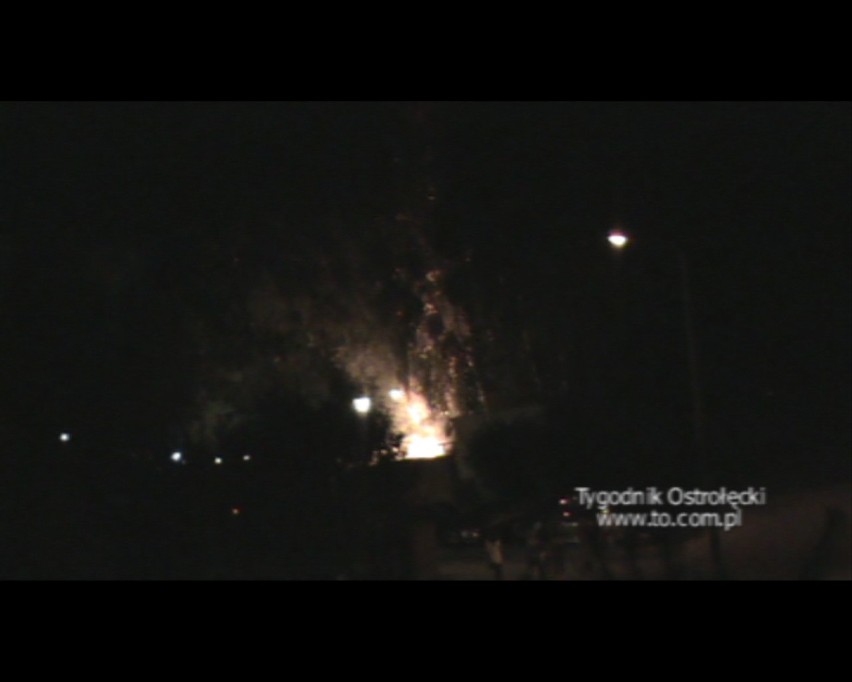 Najpierw wybuch, potem płomienie do drzew (zdjęcia, video)