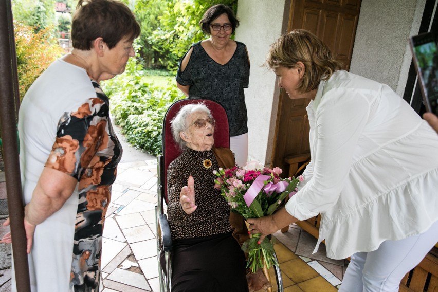 104. urodziny Aurelii Liwińskiej z Torunia.