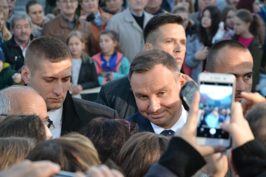 Prezydent Andrzej Duda spotkał się z mieszkańcami...