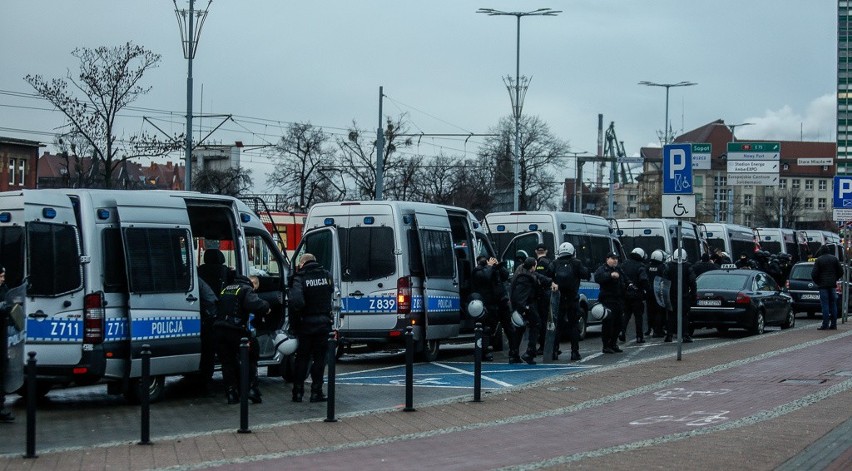 Kibice Legii Warszawa w Gdańsku, 9.12.2018