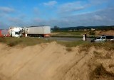 DK 8. Czołowe zderzenie ciężarówek. Jedna osoba zginęła (wideo)