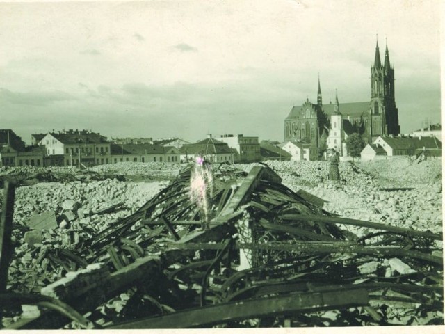 Centrum Białegostoku po wojnie