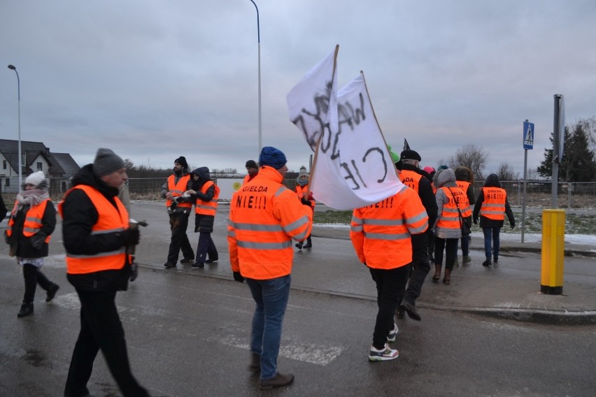 Protest przeciwko giełdzie w Cieplewie [6.01.2019]....