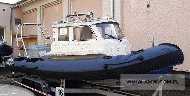Łódź motorowa PARKER 630 na p-pie podłodziowej (łódź i...