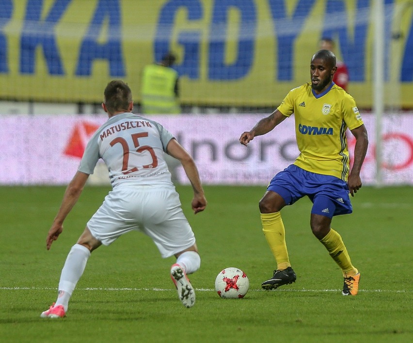 15.09.2017 gdynia, lotto ekstraklasa 2017/2018 , stadion...