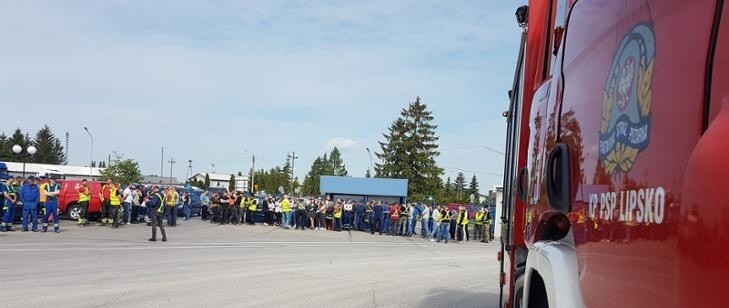 Ćwiczenia na obiekcie, próbna ewakuacja