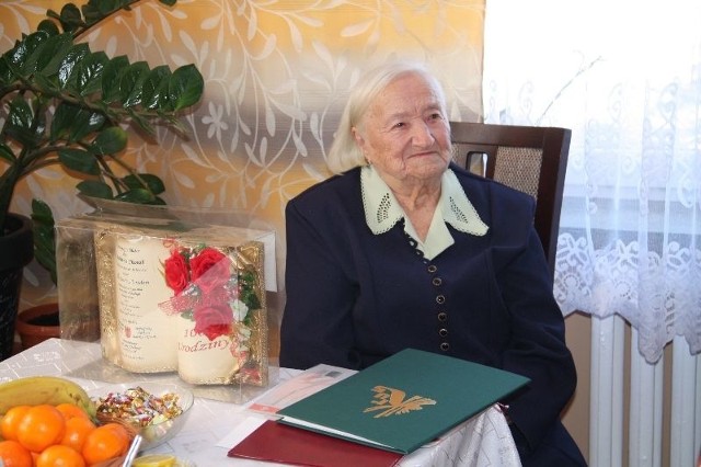 Marianna Chorab z Mściowa w gminie Dwikozy  świętowała setne urodziny.