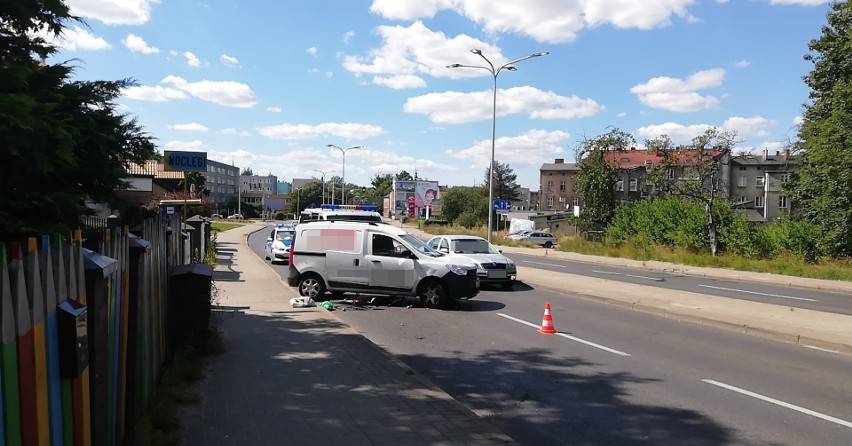 Wypadek z udziałem rowerzysty na ul. Gdańskiej. Poszkodowany 81-latek 