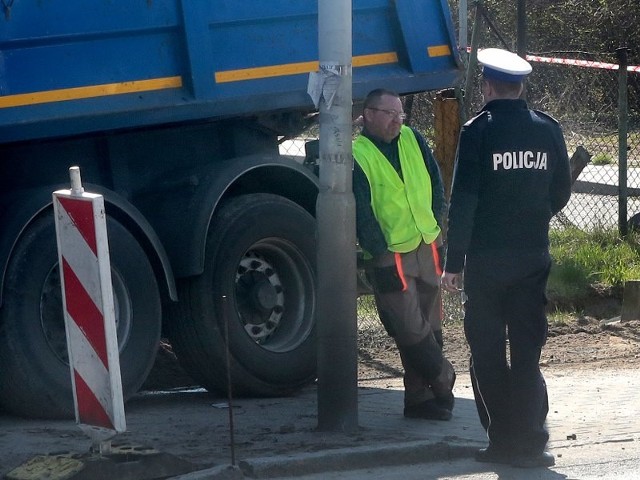 Wypadek na ul. Granitowej w Podjuchach