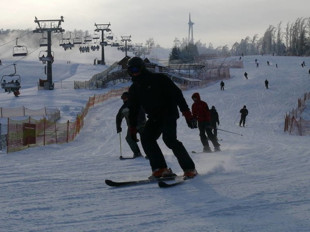 Ośrodek narciarski na górze Kamieńsk