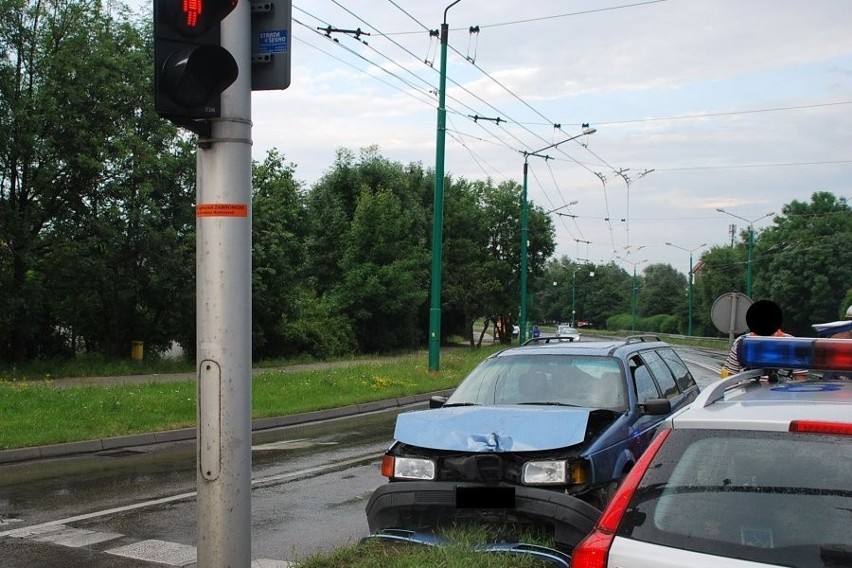 Wypadek na Piłsudskiego w Tychach