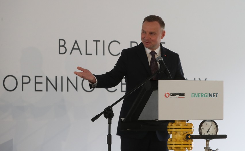 Baltic Pipe 

Na zdjęciu prezydent Polski, Andrzej Duda