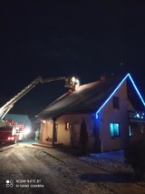 Poświąteczny pożar sadzy w domu jednorodzinnym w Węgrzynie