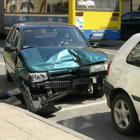 W czwartek tuz po godzinie 14 na ulicy Armii Krajowej w Slupsku doszlo do zderzenia dwóch samochodów.