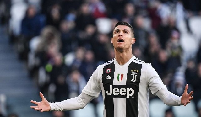 Na zdjęciu: Cristiano Ronaldo. Mecz Juventus Turyn - Chievo Werona odbył się w ramach 20. kolejki Seria A. Wojciech Szczęsny przesiedział spotkanie na ławce rezerwowych [wynik meczu, relacja]