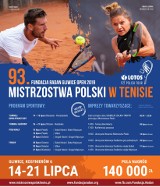 Mistrzostwa Polski w tenisie w Gliwicach. Rekordowa pula nagród - na korcie leży aż 140 tys zł