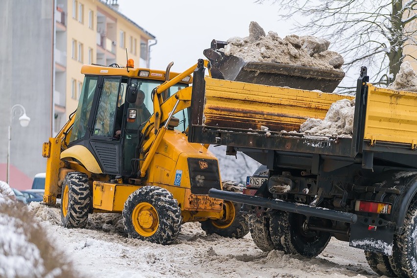 Krynica walczy ze śniegiem