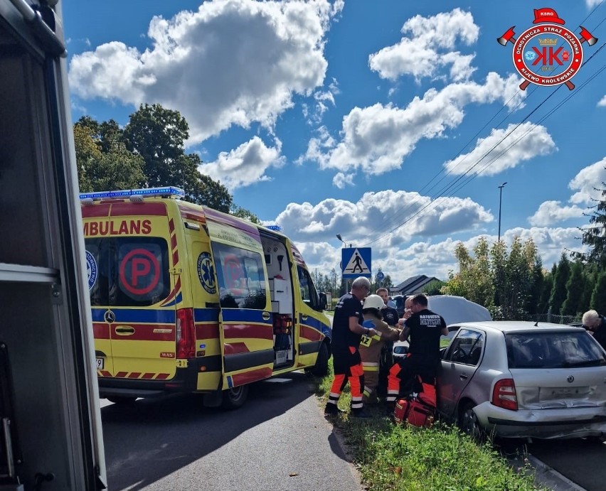 Dwa auta uszkodzone po kolizji w gminie Kijewo Królewskie