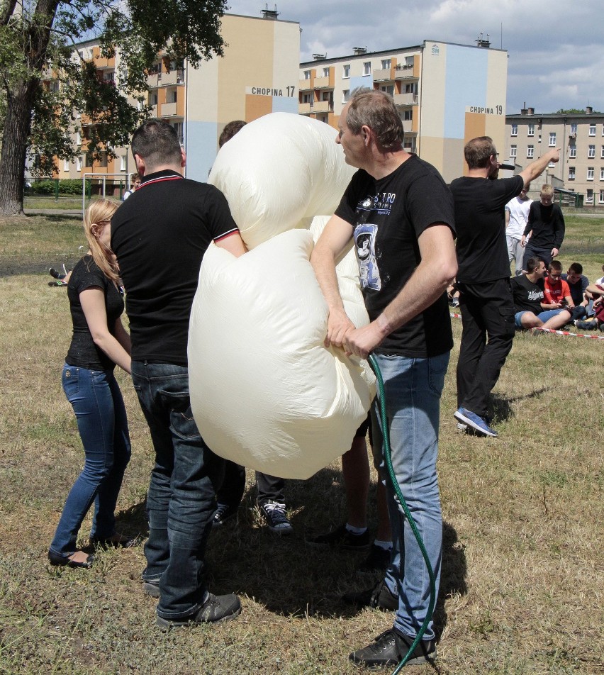 Start balonu stratosferycznego w Grudziądzu