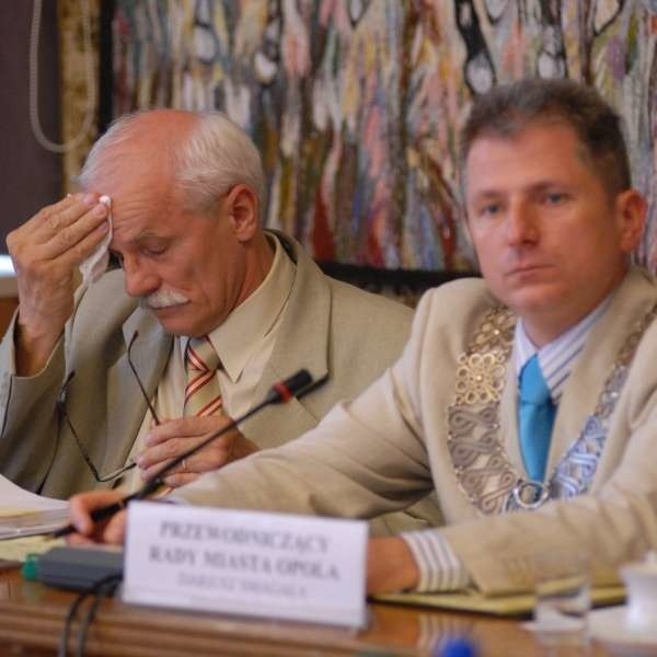 Jan Ostrowski i Dariusz Smagała współpracowali ze sobą w radzie miasta. Być może teraz pójdą razem do wyborów.