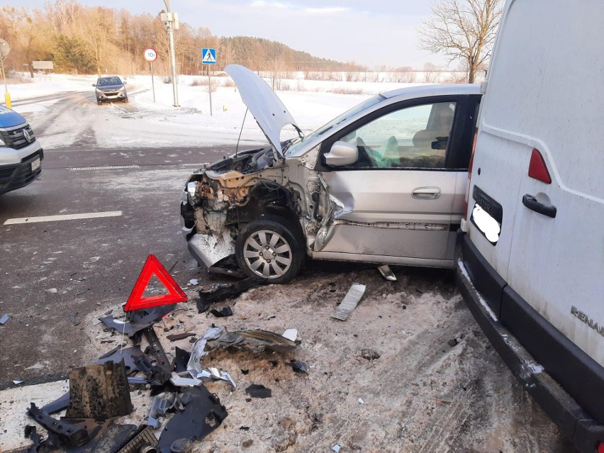 Ogrodniczki. Wypadek na drodze Białystok - Supraśl. Bus...